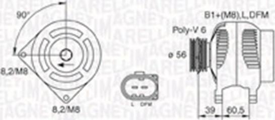 Magneti Marelli 063731446010 - Генератор www.autospares.lv