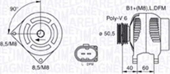 Magneti Marelli 063730007010 - Генератор www.autospares.lv