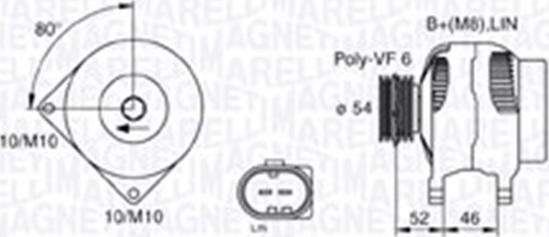 Magneti Marelli 063730031010 - Alternator www.autospares.lv