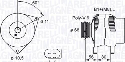 Magneti Marelli 063730033010 - Ģenerators www.autospares.lv