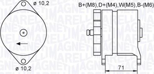 Magneti Marelli 063730032010 - Alternator www.autospares.lv