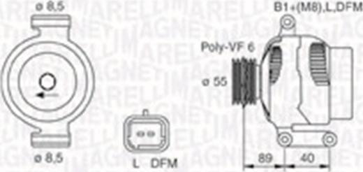 Magneti Marelli 063730026010 - Ģenerators autospares.lv