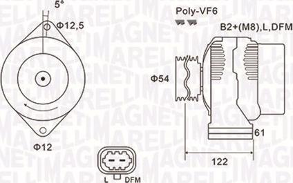 Magneti Marelli 063731994010 - Ģenerators autospares.lv