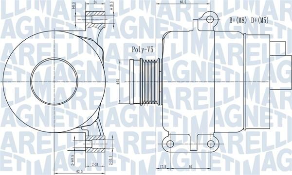 Magneti Marelli 063731969010 - Генератор www.autospares.lv