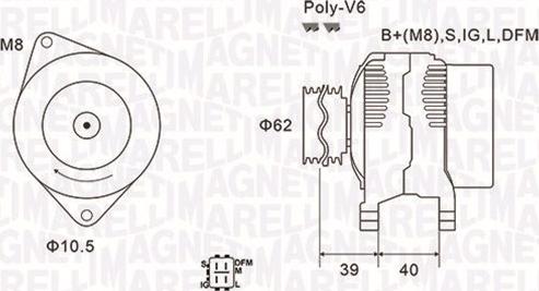 Magneti Marelli 063731964010 - Ģenerators www.autospares.lv