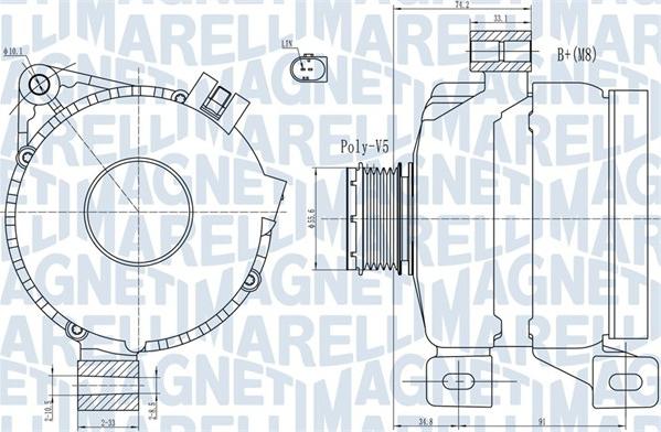 Magneti Marelli 063731967010 - Ģenerators autospares.lv