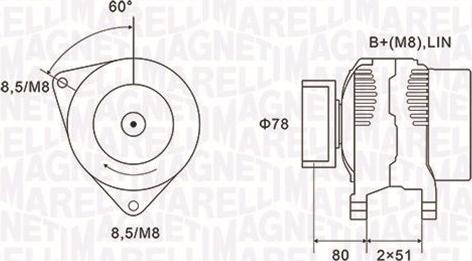 Magneti Marelli 063731919010 - Генератор www.autospares.lv