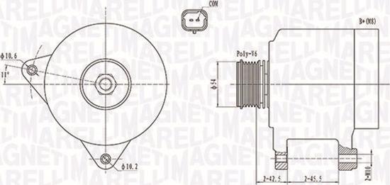 Magneti Marelli 063731914010 - Генератор www.autospares.lv