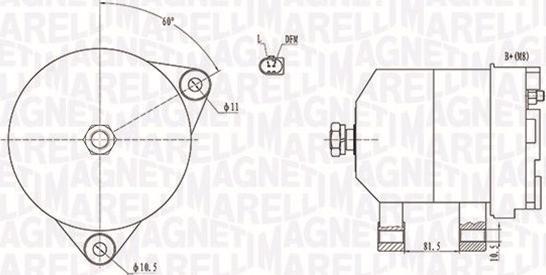 Magneti Marelli 063731915010 - Ģenerators autospares.lv