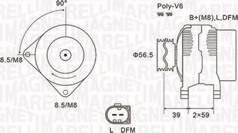 Magneti Marelli 063731911010 - Ģenerators www.autospares.lv