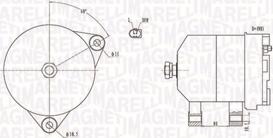 Magneti Marelli 063731913010 - Ģenerators autospares.lv