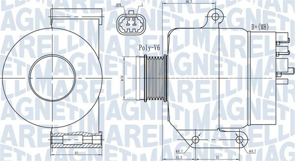 Magneti Marelli 063731987010 - Ģenerators www.autospares.lv