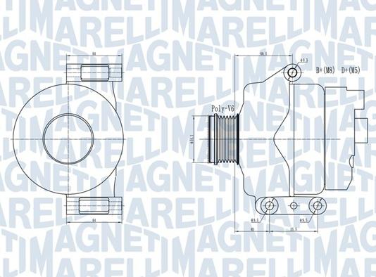 Magneti Marelli 063731934010 - Ģenerators autospares.lv