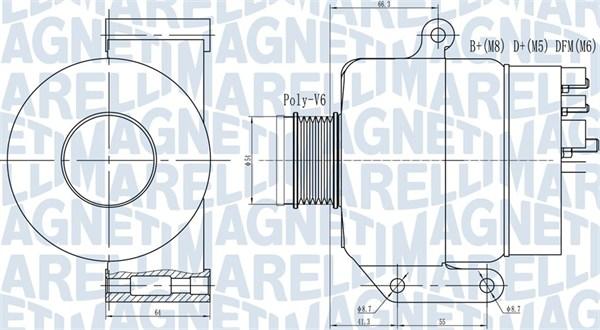 Magneti Marelli 063731935010 - Ģenerators www.autospares.lv