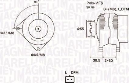 Magneti Marelli 063731933010 - Ģenerators autospares.lv