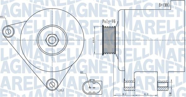 Magneti Marelli 063731937010 - Ģenerators www.autospares.lv