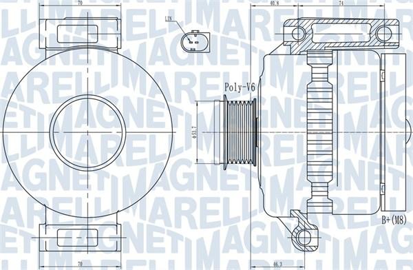 Magneti Marelli 063731923010 - Ģenerators autospares.lv