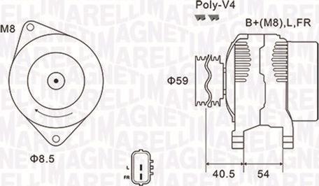 Magneti Marelli 063731927010 - Ģenerators www.autospares.lv