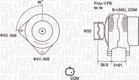 Magneti Marelli 063731975010 - Ģenerators www.autospares.lv