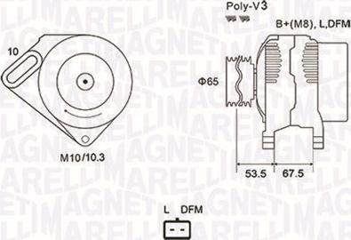 Magneti Marelli 063731976010 - Ģenerators www.autospares.lv