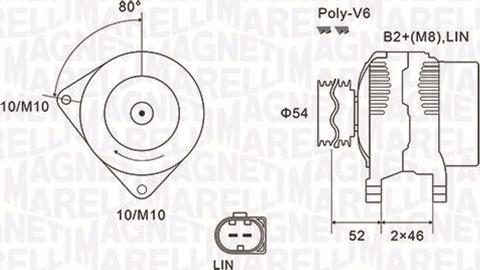 Magneti Marelli 063731970010 - Ģenerators autospares.lv