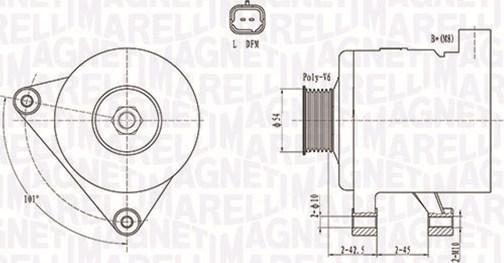 Magneti Marelli 063731498010 - Генератор www.autospares.lv