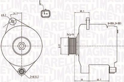 Magneti Marelli 063731444010 - Генератор www.autospares.lv