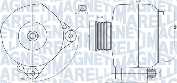 Magneti Marelli 063731445010 - Генератор www.autospares.lv