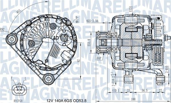 Magneti Marelli 063731406710 - Ģenerators autospares.lv