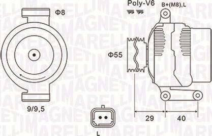 Magneti Marelli 063731484010 - Ģenerators www.autospares.lv