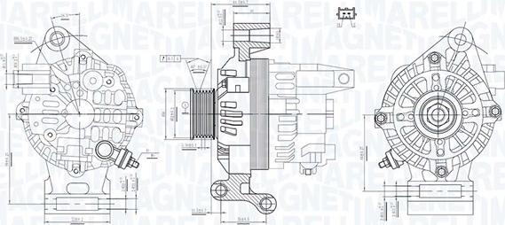 Magneti Marelli 063731474010 - Ģenerators autospares.lv