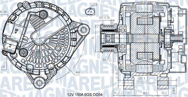 Magneti Marelli 063731472410 - Alternator www.autospares.lv