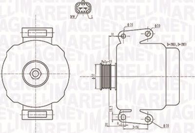 Magneti Marelli 063731592010 - Генератор www.autospares.lv