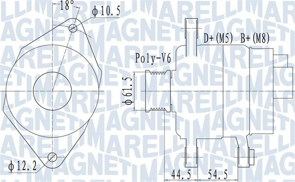 Magneti Marelli 063731558010 - Ģenerators www.autospares.lv