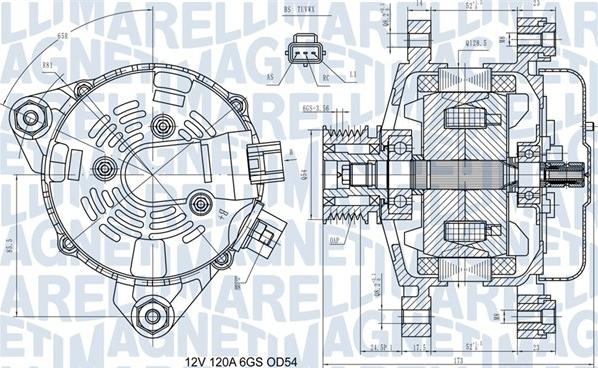 Magneti Marelli 063731557910 - Ģenerators www.autospares.lv