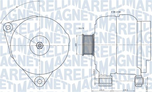 Magneti Marelli 063731501010 - Ģenerators www.autospares.lv