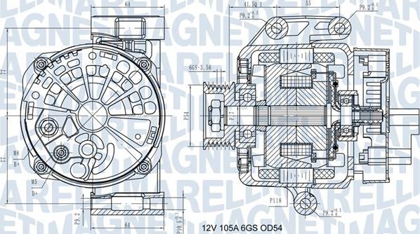 Magneti Marelli 063731585210 - Ģenerators www.autospares.lv