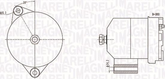 Magneti Marelli 063731586010 - Ģenerators autospares.lv