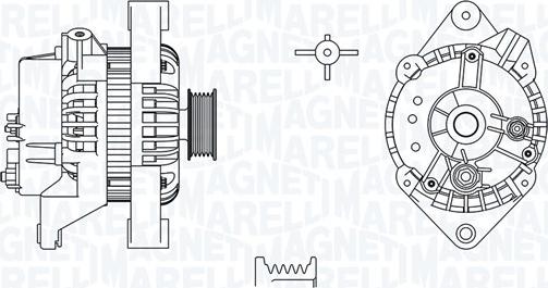 Magneti Marelli 063731581010 - Ģenerators www.autospares.lv