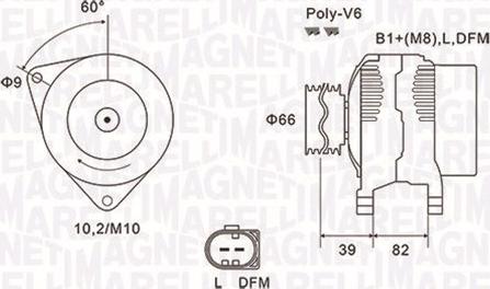 Magneti Marelli 063731588010 - Alternator www.autospares.lv