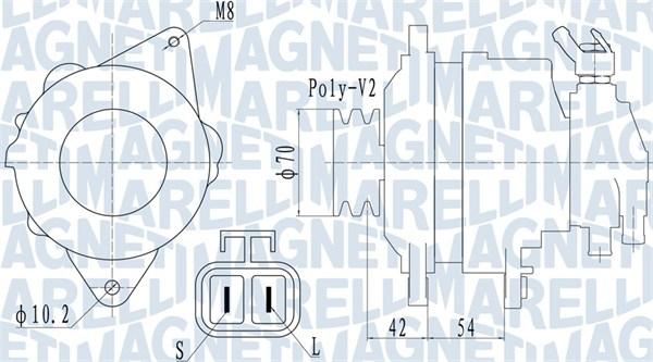 Magneti Marelli 063731533010 - Alternator www.autospares.lv