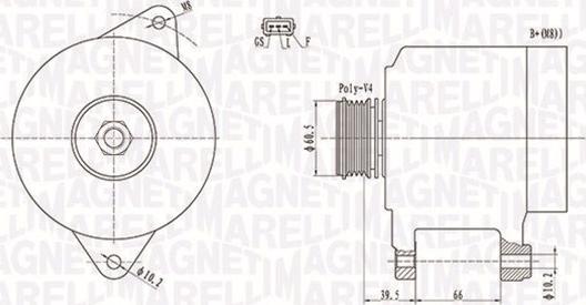 Magneti Marelli 063731522010 - Генератор www.autospares.lv