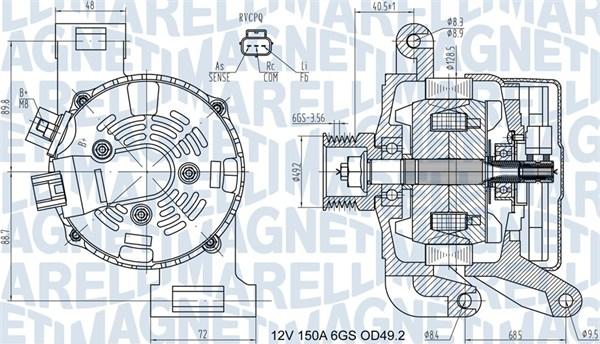 Magneti Marelli 063731575010 - Ģenerators autospares.lv