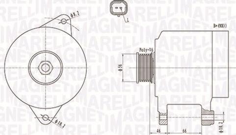 Magneti Marelli 063731653010 - Ģenerators autospares.lv