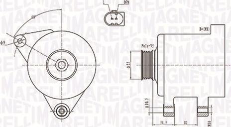 Magneti Marelli 063731664010 - Ģenerators autospares.lv