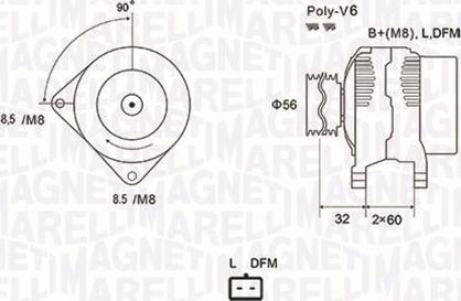 Magneti Marelli 063731662010 - Генератор www.autospares.lv