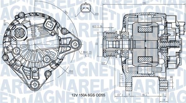 Magneti Marelli 063731617810 - Ģenerators www.autospares.lv