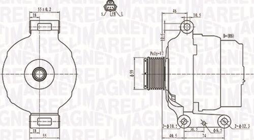 Magneti Marelli 063731639010 - Ģenerators www.autospares.lv