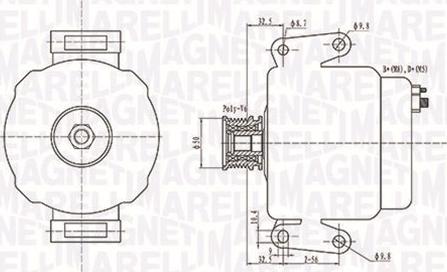 Magneti Marelli 063731630010 - Alternator www.autospares.lv