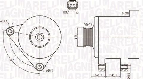 Magneti Marelli 063731674010 - Ģenerators autospares.lv